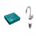 Ver imagem 2 de Kit Cuba Q39 com Torneira Luxo 1195 e Válvula Click 1"b Pol. Compace