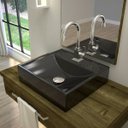 Ver imagem 1 de Kit Cuba Q39 com Torneira Luxo 1195 e Válvula Click 1"b Pol. Compace