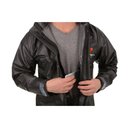 Ver imagem 4 de Conjunto Motoqueiro Guerreiro com Gola PVC Preto GG - Pioneira, Tamanho: GG
