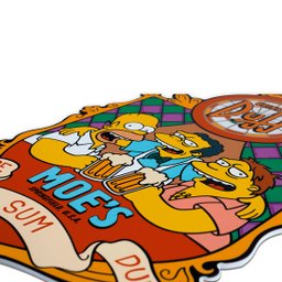 Placa Decorativa Cerveja Simpson Duff Recorte 44x28 Cm - 2