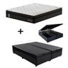 Cama Box C/ Baú Queen + Colchão de Molas Ensacadas Probel Madrid Pillow Euro Queen - 1