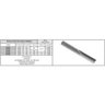 Fresa Metal Duro para Router Cnc - Med. 6,0 X 42mm - Mdf, Acm - Corte Reto, 2 Cortes - Jg Tools - 2
