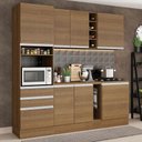 Ver imagem 1 de Armário de Cozinha Completa 220cm Rustic Áquila Madesa 04
