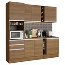 Ver imagem 3 de Armário de Cozinha Completa 220cm Rustic Áquila Madesa 04