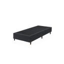 Ver imagem 4 de Base para Cama Box Queen Bipartida Cecília Vilajo em Suede Preto – 1,58 x 1,98 m