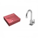 Ver imagem 2 de Kit Cuba Q39 com Torneira Luxo 1195 Metal 1/4 Volta Compace