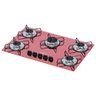 Cooktop 5 Bocas Chamalux Ultra Chama em Arame - Rosa - 1