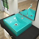 Ver imagem 1 de Kit Cuba Q39 com Torneira Pratika 1060 Metal e Válvula, Sifão Pvc e Flexível Compace