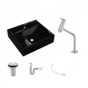 Ver imagem 2 de Kit Cuba Q39 com Torneira Pratika 1060 Metal e Válvula, Sifão Pvc e Flexível Compace