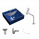 Ver imagem 2 de Kit Cuba Q39 com Torneira Pratika 1060 Metal e Válvula 1 Pol. Sifão Cromado e Flexível Compace
