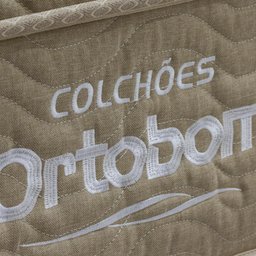 Colchão Solteirão Ortobom Solteiro King Viscomemory Espuma Viscoelástica Bege e Branco 108x198x28 - 2