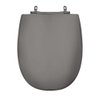 Assento Sanitário Poliéster para Louça Village (deca) Aço (reb. Oculto) Cinza Vip - 1