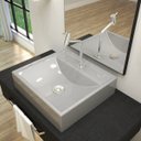 Ver imagem 1 de Kit Cuba Q39 com Torneira Pratika 1060 Metal e Válvula Click 1"b Sifão Pvc e Flexível Compace