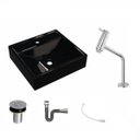 Ver imagem 2 de Kit Cuba Q39 com Torneira Pratika 1060 Metal e Válvula Click 1"b Sifão Cromado e Flexível Compace