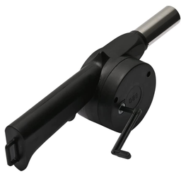 Soprador Acendedor Para Churrasqueira Com Manivela Bico Inox - 1