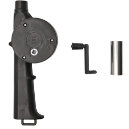 Soprador Acendedor Para Churrasqueira Com Manivela Bico Inox - 3
