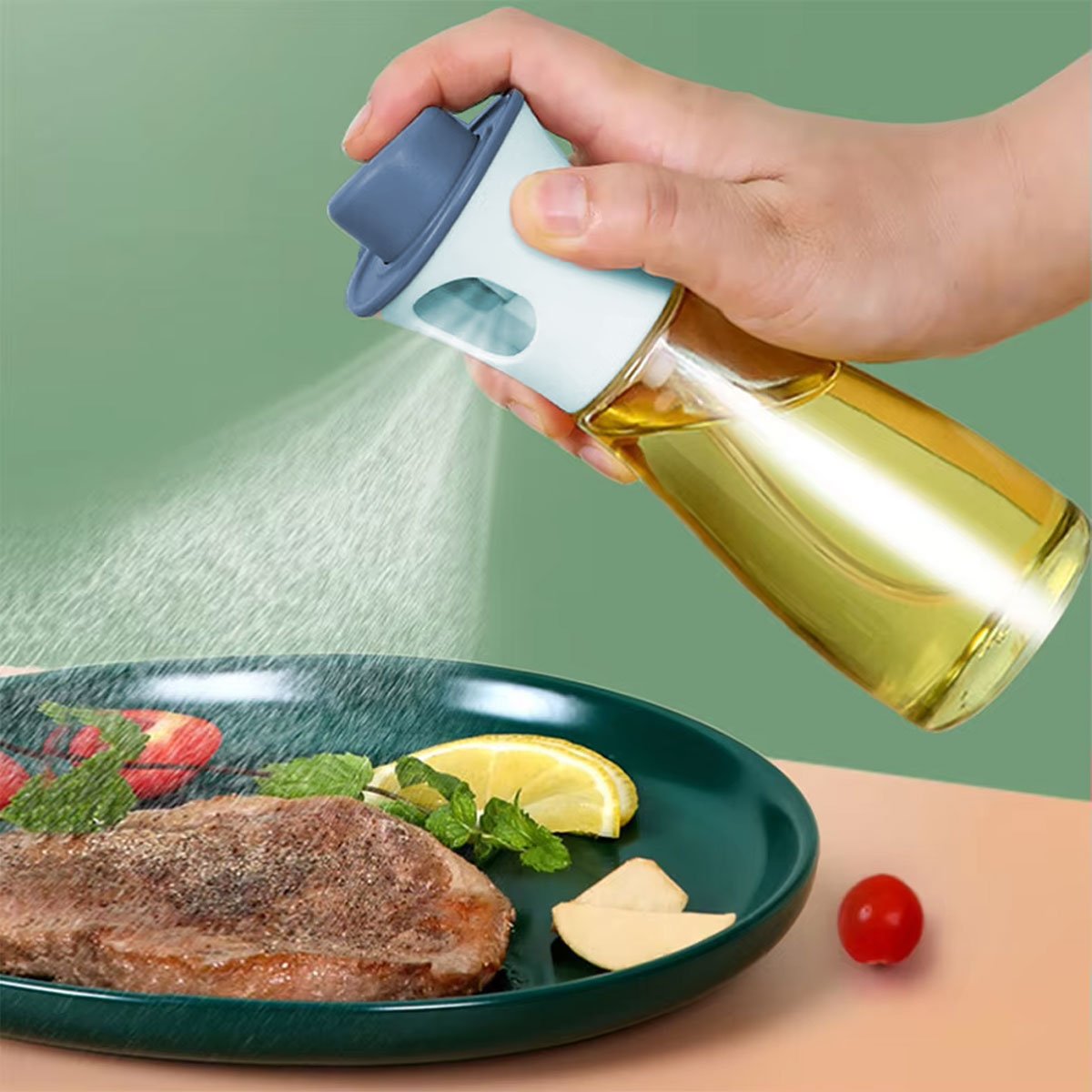 Spray Borrifador Vinagre Oleo Azeite Cozinha Salada Preparo Galheteiro Pulverizador Dosador Armazena - 2