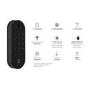 Ver imagem 4 de Combo Fechadura Digital Lia Bp Porta de Correr Preta Fosca