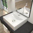 Ver imagem 1 de Kit Cuba Q39 com Torneira Pratika 1060 Metal e Válvula Click 1"g Sifão Pvc e Flexível Compace