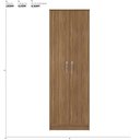 Ver imagem 2 de Armário Multiuso Sapateira 2 Portas Golden - Amêndola Touch