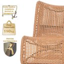 Ver imagem 4 de 3 Poltronas e Mesa Texas em Alumínio Pintura Preta Corda Náutica Trama Original