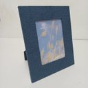 Ver imagem 5 de Porta-Retrato de Chenile Azul 30.0x25.0x1.0cm Foto Mesa Decoração Sala Presente