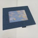 Ver imagem 7 de Porta-Retrato de Chenile Azul 30.0x25.0x1.0cm Foto Mesa Decoração Sala Presente