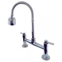 Ver imagem 1 de 4256 C81 Torneira Misturador Gourmet Bica Móvel Tubo Flexível Cromado Arejador Chuveirinho para Banc