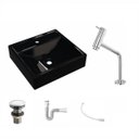 Ver imagem 2 de Kit Cuba Q39 com Torneira Pratika 1060 Metal e Válvula Click 1 Pol. 1/2 Sifão Pvc e Flexível Compace