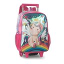 Ver mais imagens de Mochila de Rodinha Infantil - Design Unicórnio