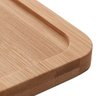 Tábua de Bambu para Servir 39x15cm Lyor Hambúrguer Petisco Frios Mesa Posta - 7