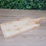 Tábua de Bambu para Servir 39x15cm Lyor Hambúrguer Petisco Frios Mesa Posta - 3