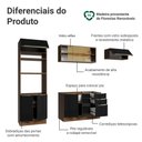 Ver imagem 4 de Armário de Cozinha Completa 270 X 60 cm Rustic/Preto Lux Madesa 08