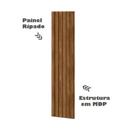 Modulo Painel Ripado Placa Projetta 265x50 cm Cinamomo Mell MBL - 3