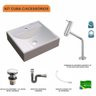 Kit Cuba Q39 com Torneira Pratika 1060 Metal e Válvula Click 1 Pol. 1/2 Sifão Cromado e Flexível com - 3