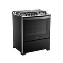Ver imagem 2 de Fogão 5 Bocas a Gás Dako Magister com Mesa de Inox e Forno 100l Preto Bivolt