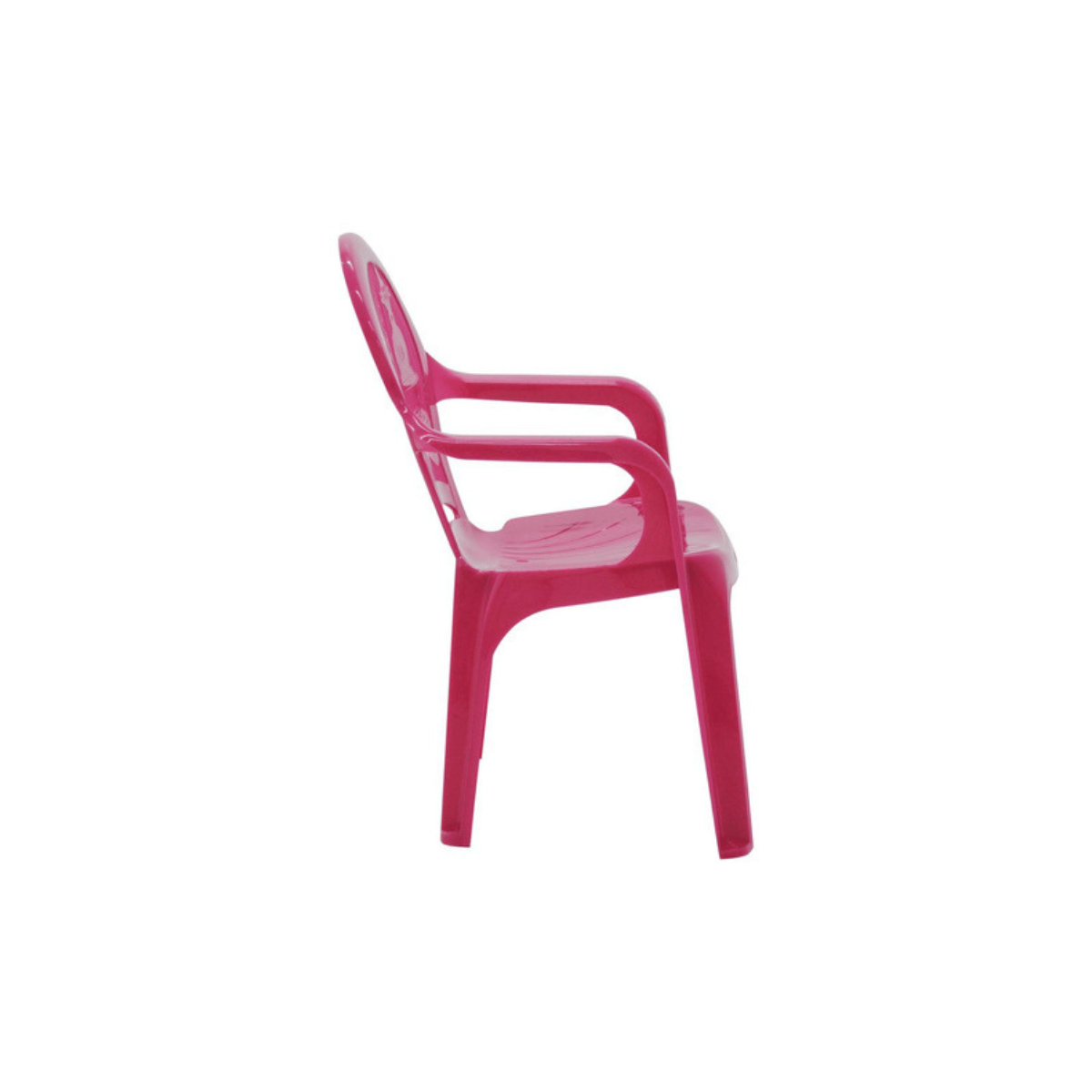 Kit Poltronas Infantil + Mesa Infantil Plastica Rosa Tramontina - 8