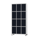 Ver imagem 1 de Armário Roupeiro De Aço Para Vestiário 12 Portas Locker Preto