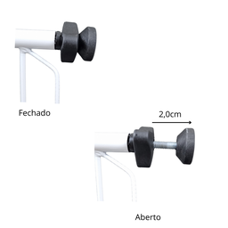 Grade e Portão para Cachorro Bebê Pet, Vãos de 86cm a 90cm - 3