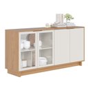 Ver imagem 2 de Aparador Buffet para Sala de Jantar 04 Portas Áustria C04 Freijó Off White - Lyam Decor