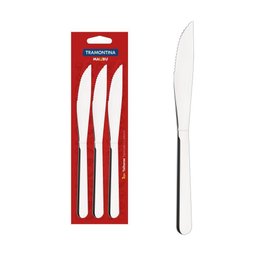 Conjunto de Facas para Churrasco Tramontina Malibu em Aço Inox 03 Peças - 1