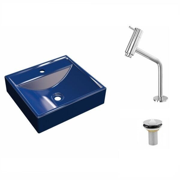 Kit Cuba Q39 com Torneira Pratika 1060 Metal e Válvula 1 Pol. Compace - 2