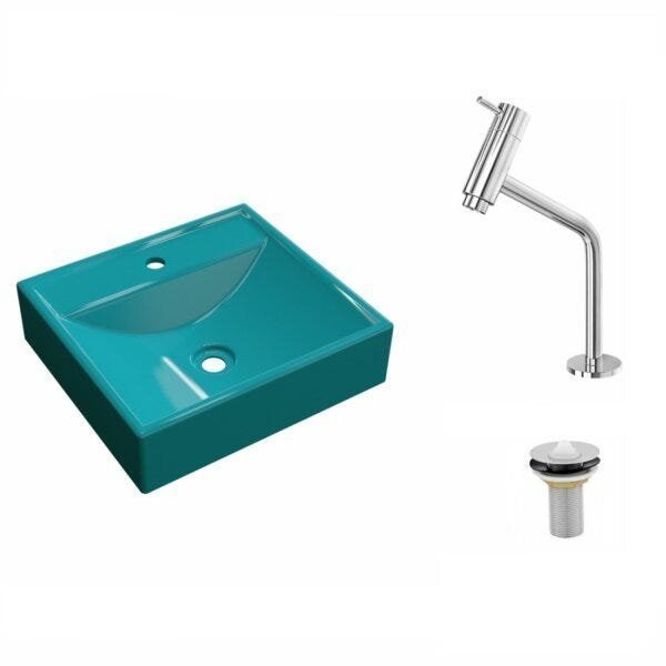 Kit Cuba Q39 com Torneira Pratika 1060 Metal e Válvula 1 Pol. Compace - 2
