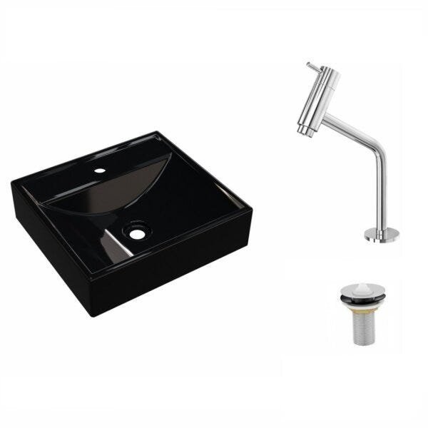 Kit Cuba Q39 com Torneira Pratika 1060 Metal e Válvula 1 Pol. Compace - 2