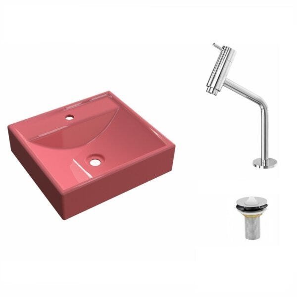 Kit Cuba Q39 com Torneira Pratika 1060 Metal e Válvula 1 Pol. Compace - 2