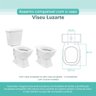 Assento Sanitário Tampa de Vaso Branco Mdf Laqueado Viseu para Bacia Luzarte - 3
