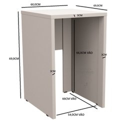 Bancada para Lava Louças Brastemp 8 Serviços - 4