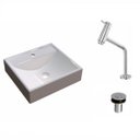 Ver imagem 2 de Kit Cuba Q39 com Torneira Pratika 1060 Metal e Válvula Click 1"b Pol. Compace