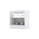 Ver imagem 5 de Balcão de Cozinha Modulado com Tampo Americana com 2 Portas 80cm Cinza