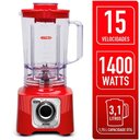 Ver imagem 4 de Liquidificador Arno Power Max Ln63 1400w Jarra 3,1l Vermelho 127v